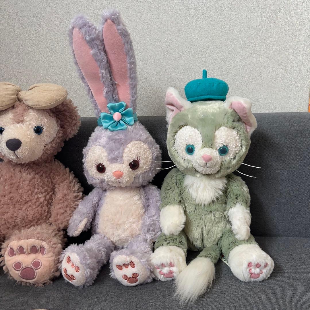 ダッフィー&フレンズぬいぐるみ　ダッフィ　シェリーメイ　ステラルー　ジェラトーニ