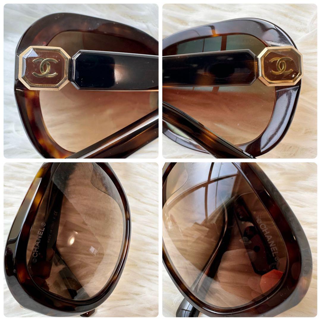 CHANEL シャネル 5286-A サングラス ココマーク ブラウン系