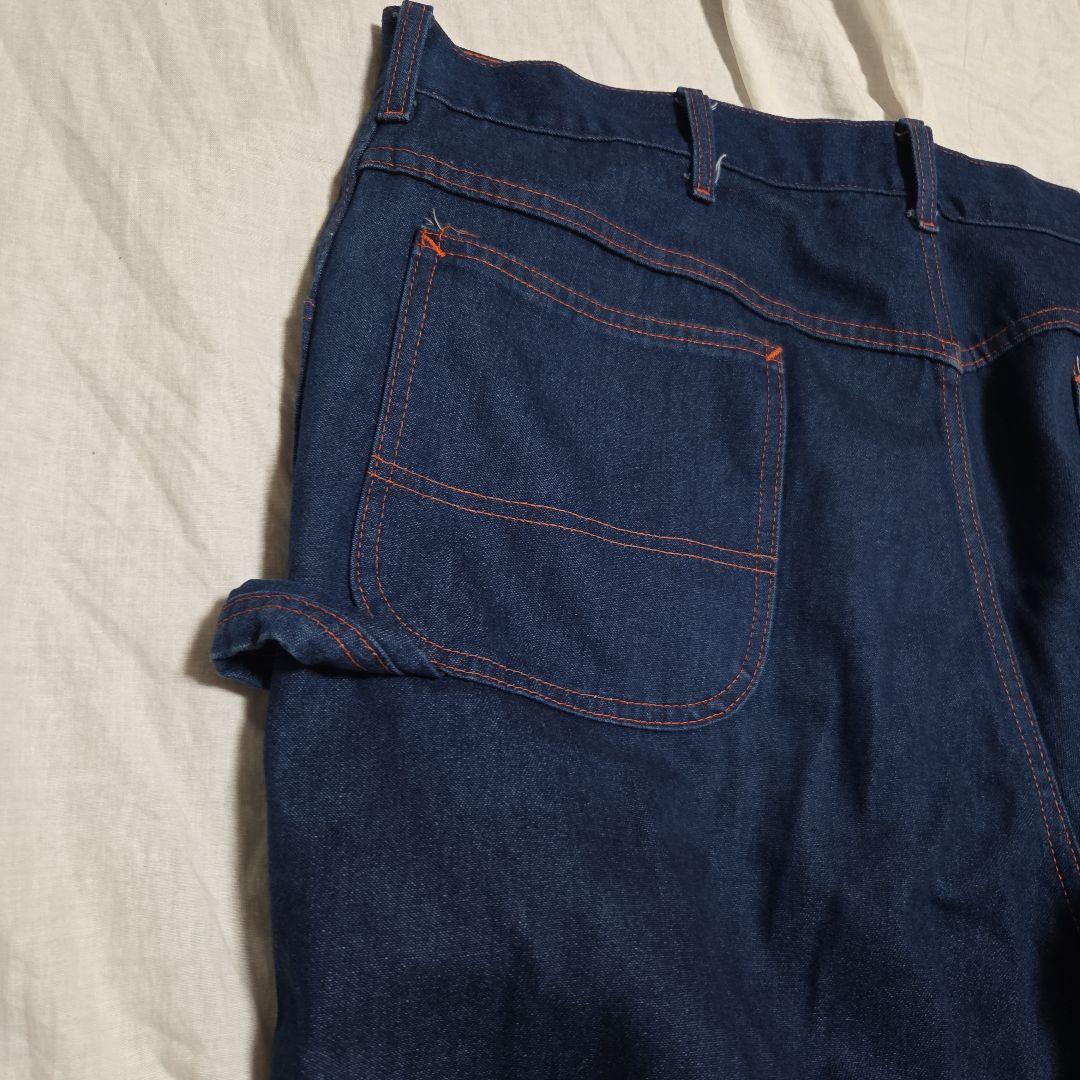 極上濃紺！80s BIGMAC ペインターパンツ 色残9割 JCPenney