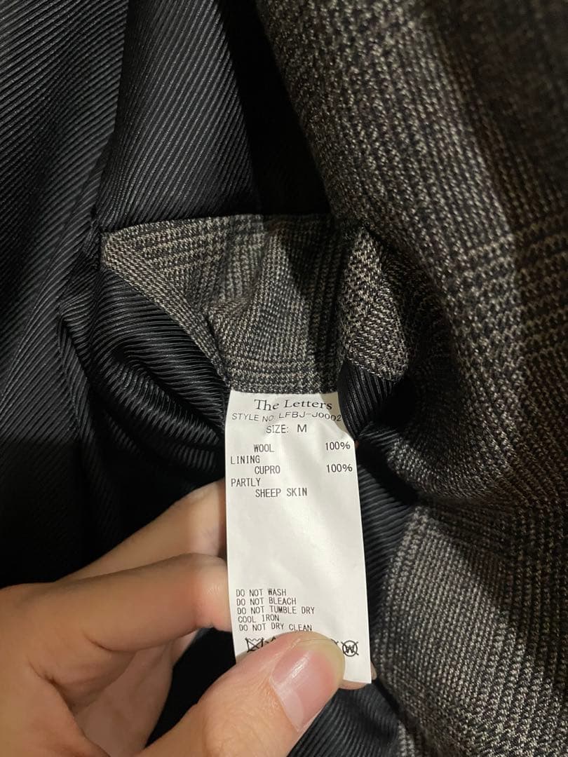 The Letters 20AW テーラードセットアップ