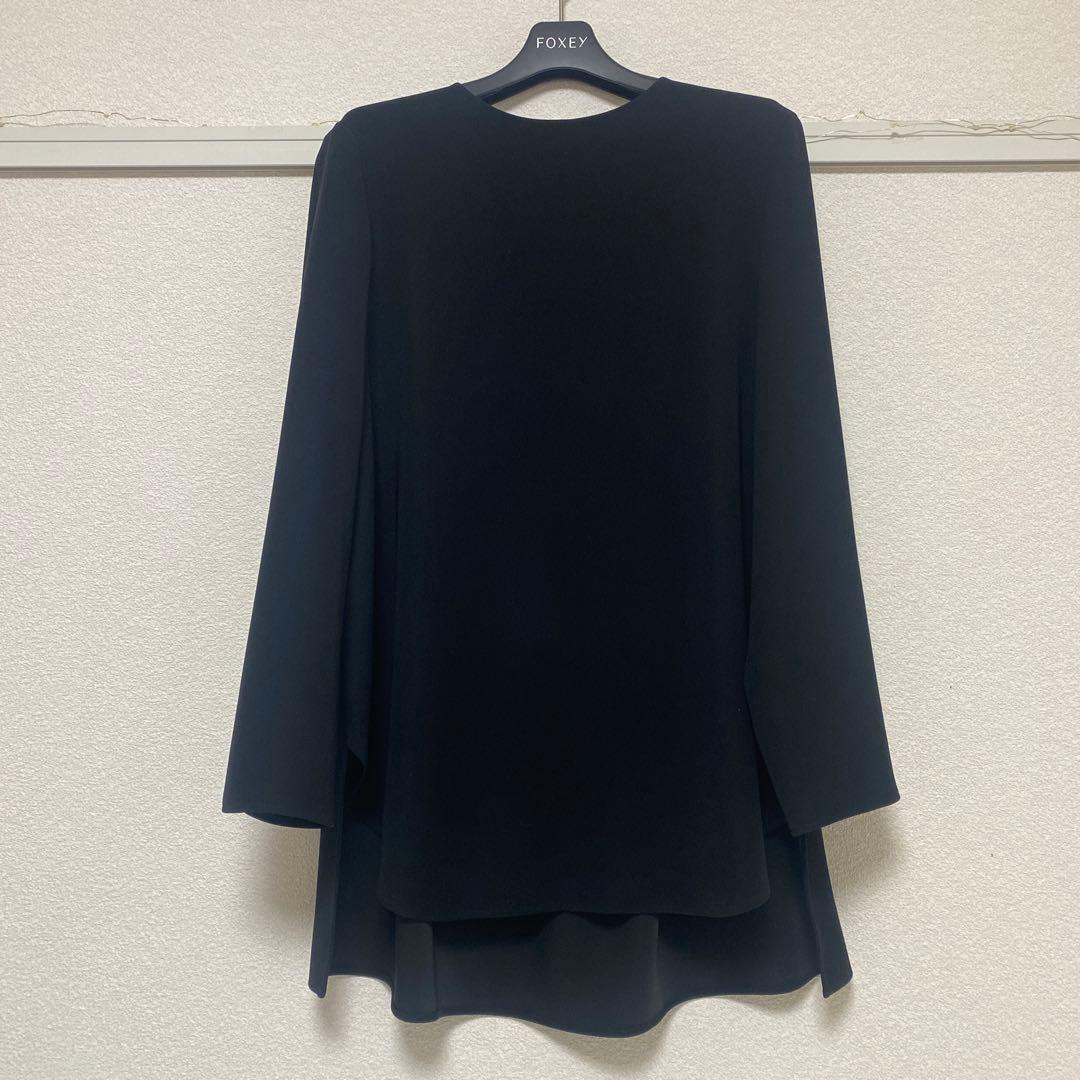 YOKO CHAN ヨーコチャン　黒 長袖チュニック　ブラウス　40サイズ