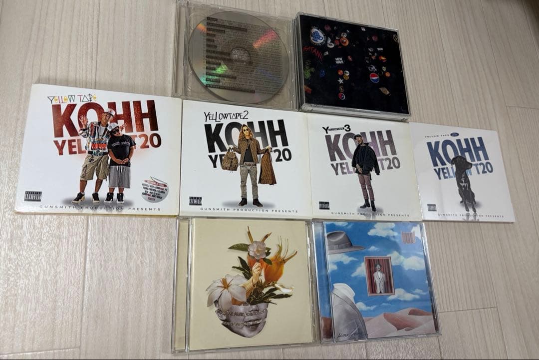 KOHH CD まとめ売り Yellow Tape 1-4 DIRT 梔子 中古