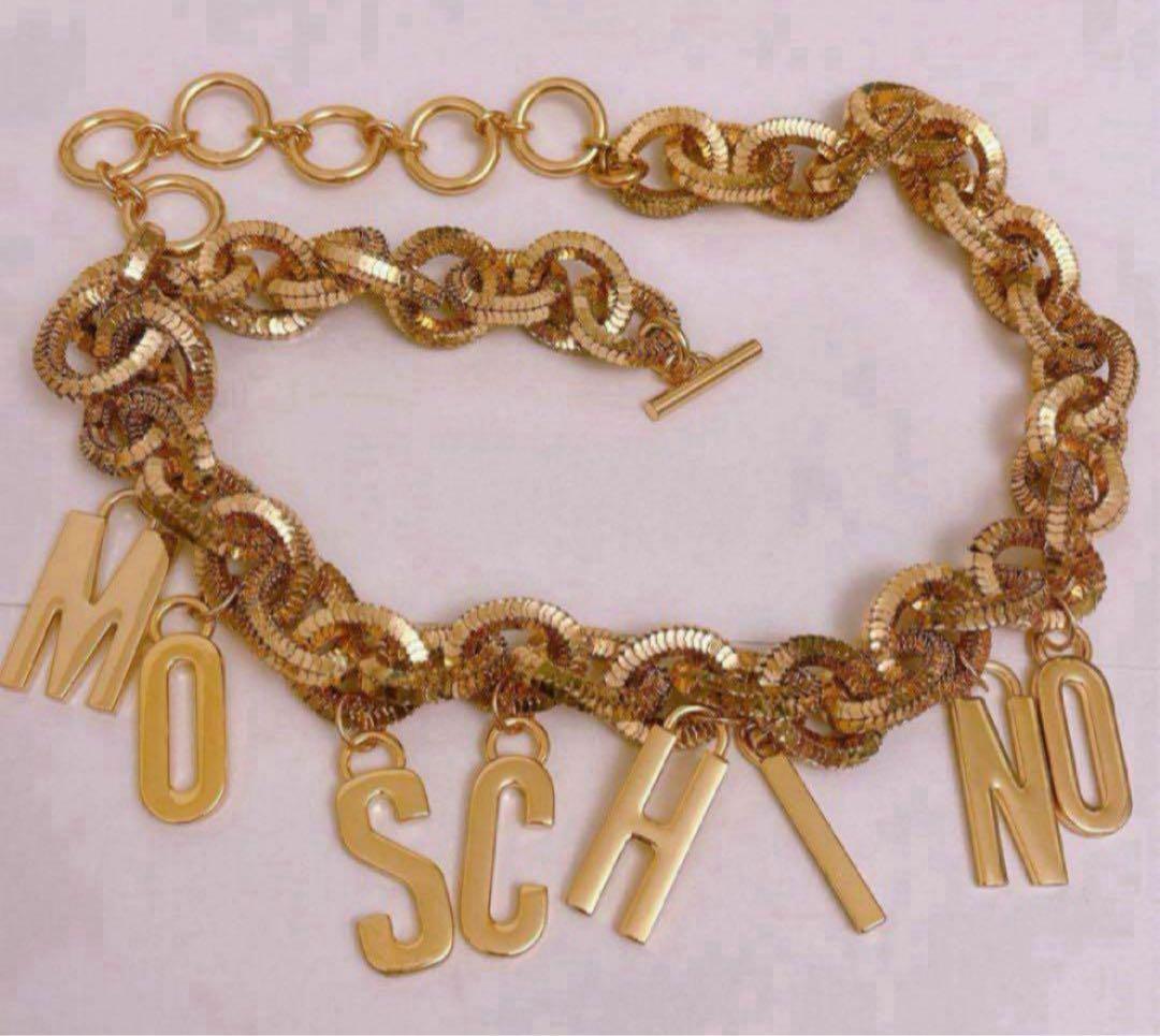  MOSCHINO モスキーノ ゴールドメッキ ベルト