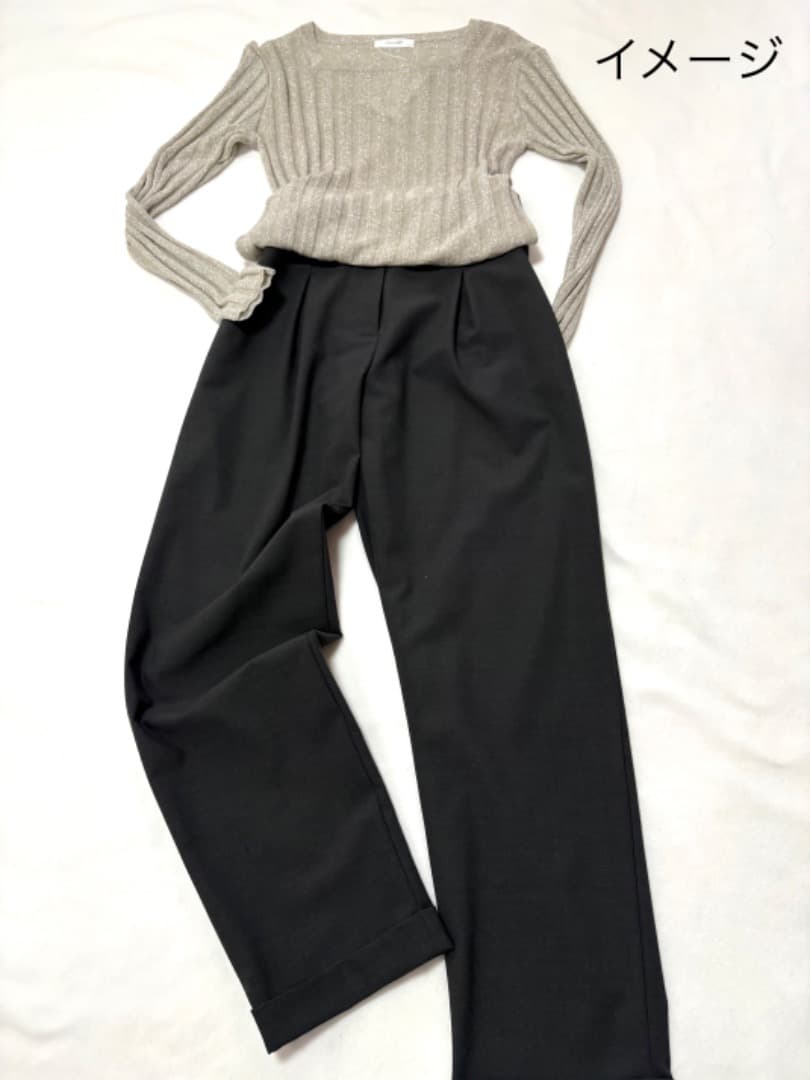 新品ブランベールblanc vertパンツ9スタイリッシュ¥29700