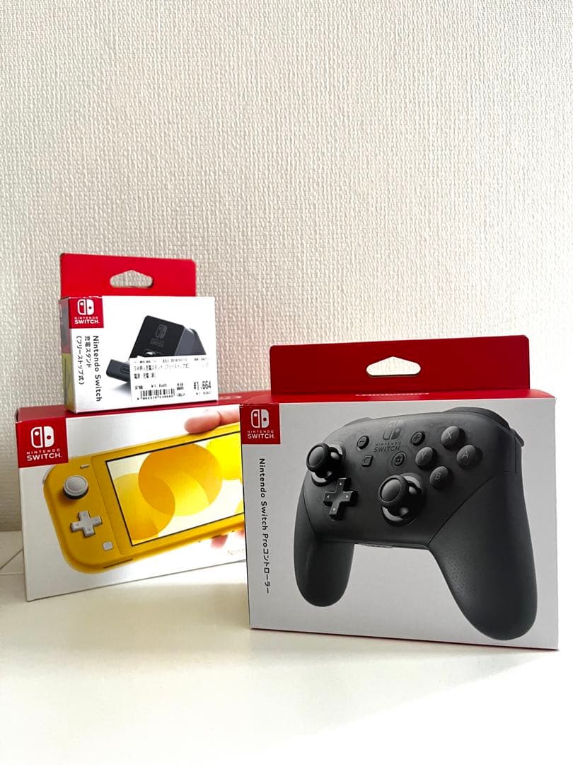 Nintendo Switch Lite本体 +プロコン+充電スタンド
