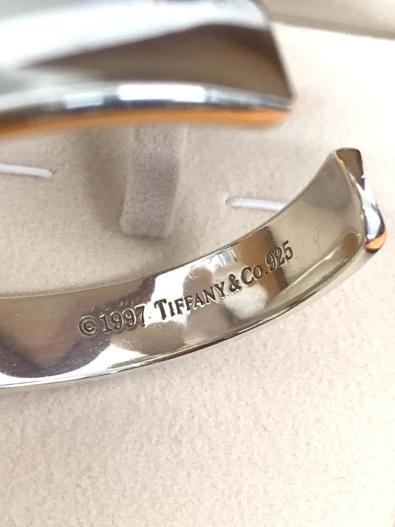 専用本日限定ティファニー☆シルバーバングル☆ナローバングルSILVER☆磨き済