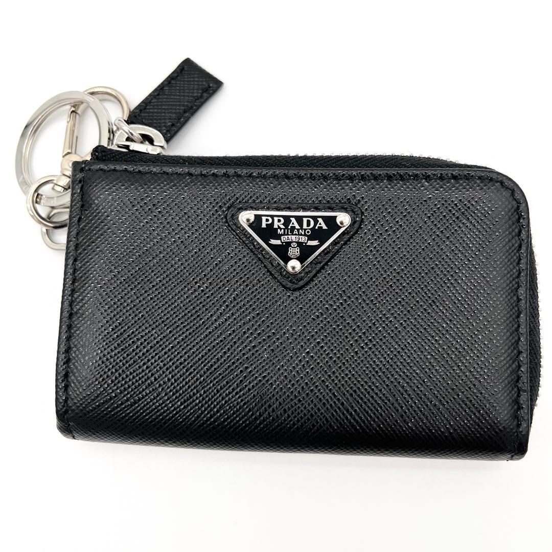 【新品未使用品】PRADA キーケース　ケース　現行　RFID ブラック