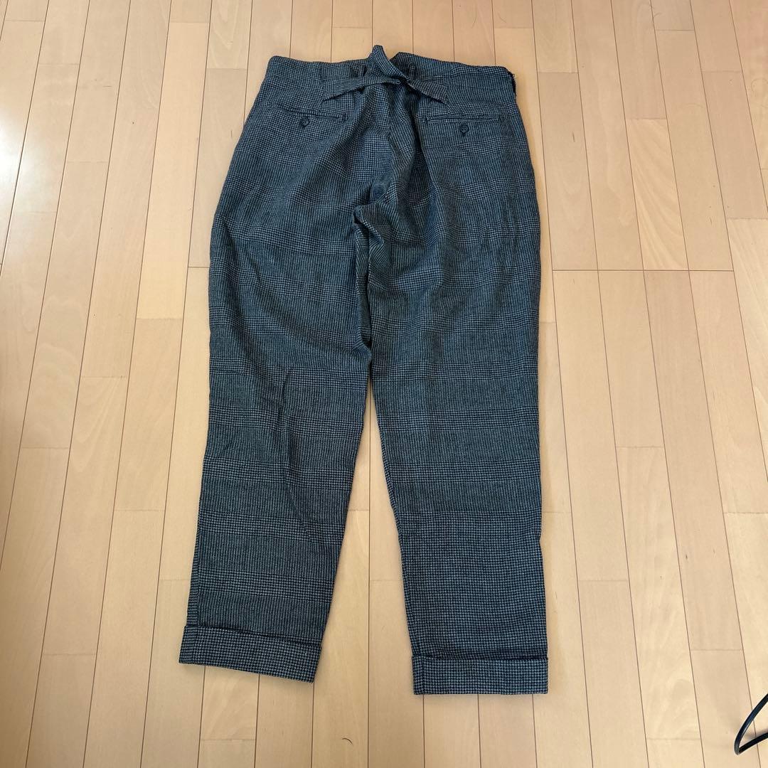 チェック柄 スラックス
