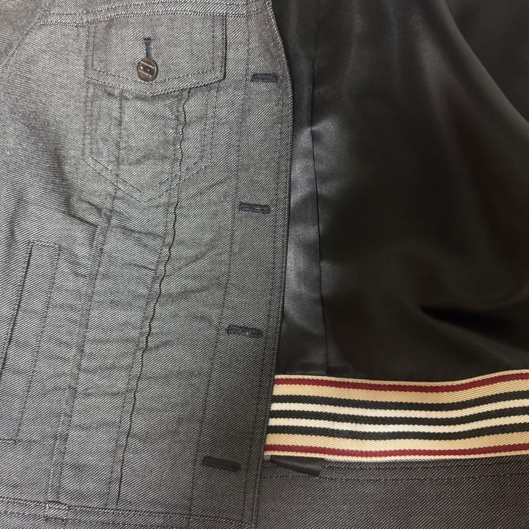 BURBERRY ブラック デニム ジャケット サイズ40