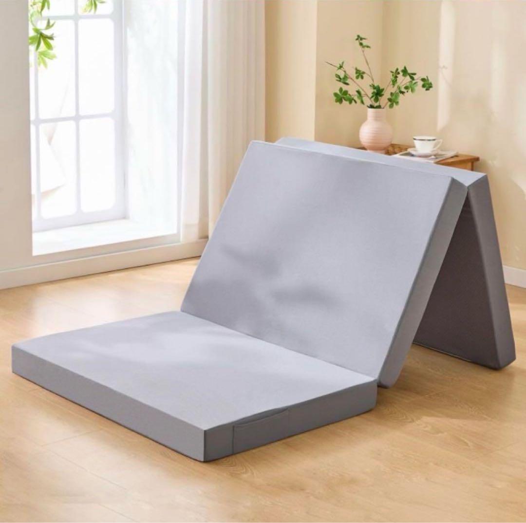 マットレス ダブル 3つ折り 高反発 折り畳みマットレス 極厚10 cm