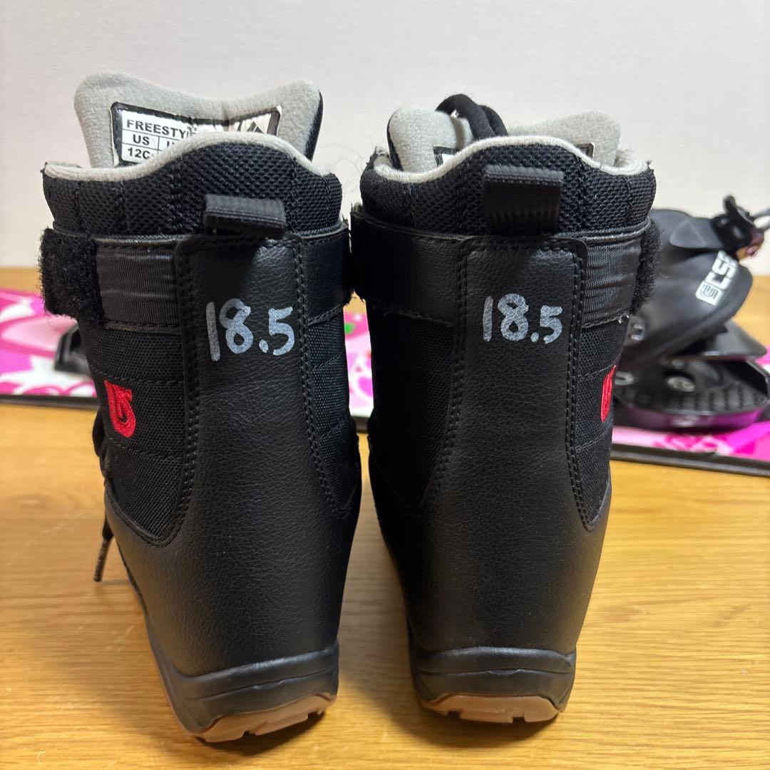 Burton バートン　キッズ　ジュニアスノーボードブーツ付　18-18.5cm