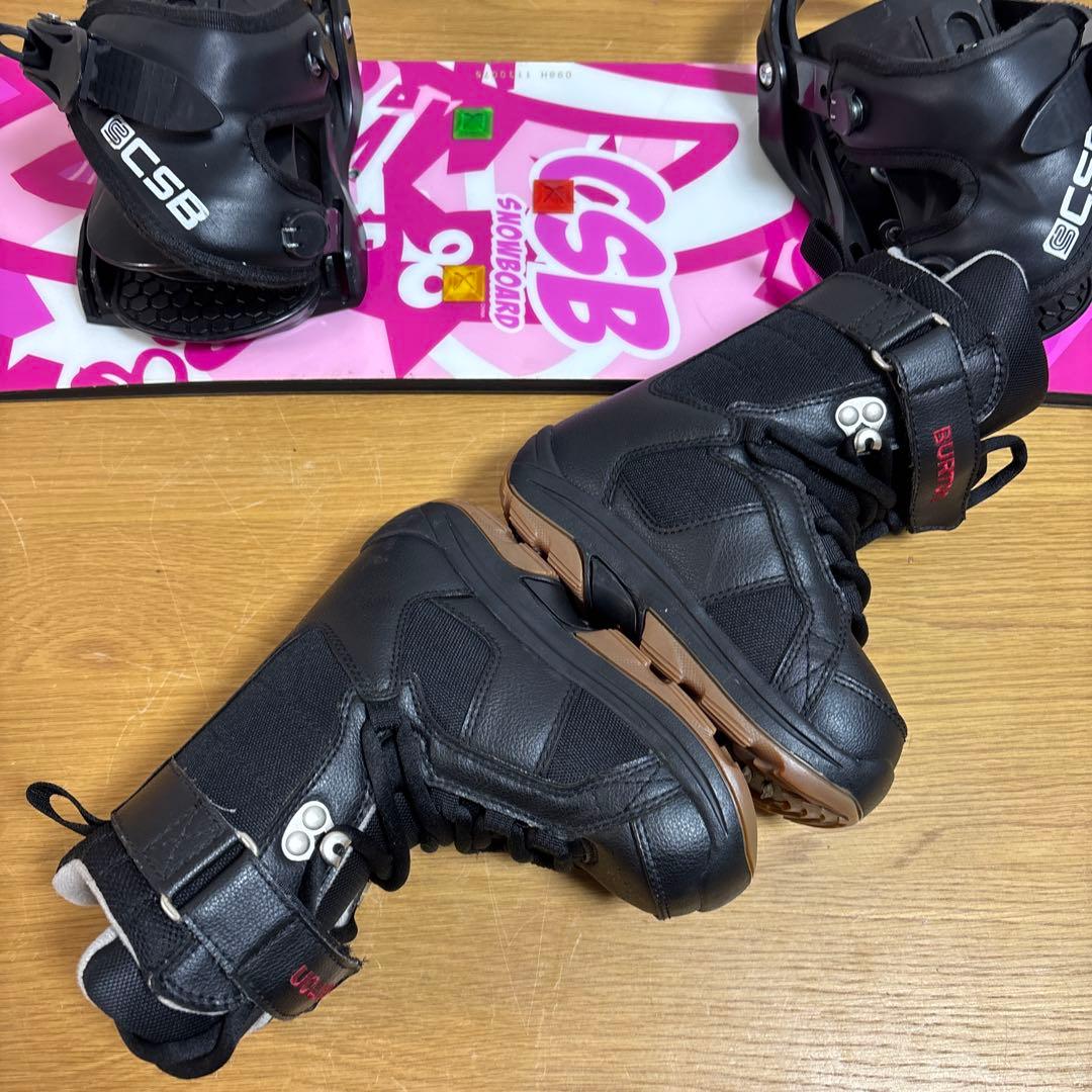 Burton バートン　キッズ　ジュニアスノーボードブーツ付　18-18.5cm