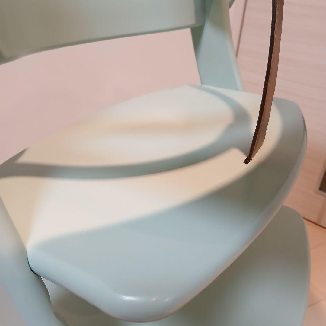 【美品】大和屋 yamatoyaアッフルチェア ハーブグリーン ベビーチェア