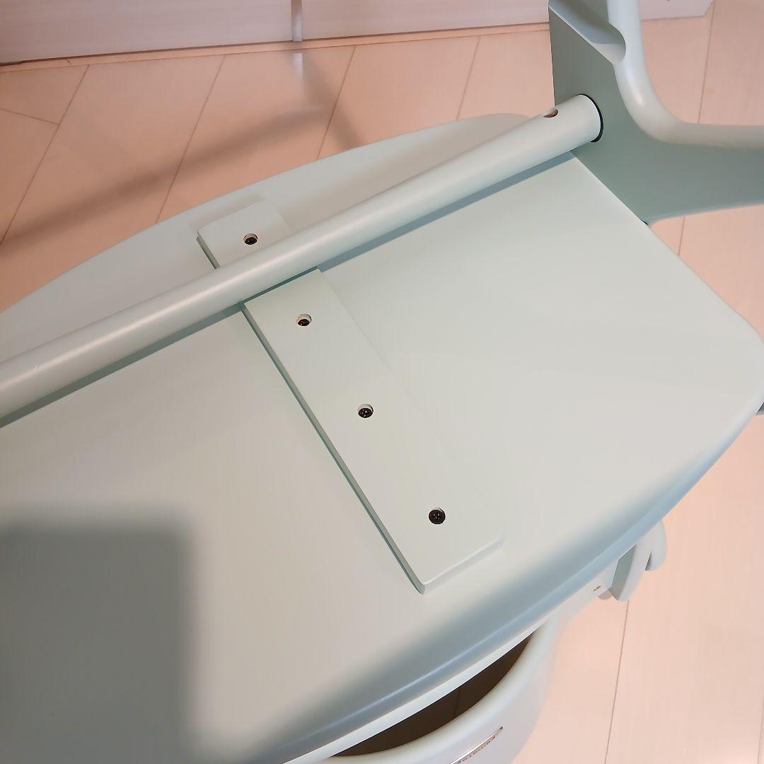 【美品】大和屋 yamatoyaアッフルチェア ハーブグリーン ベビーチェア