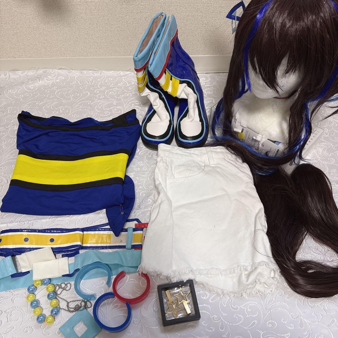 ウマ娘 ダイタクヘリオス コスプレ衣装＋ウィッグ＋靴 Lサイズ