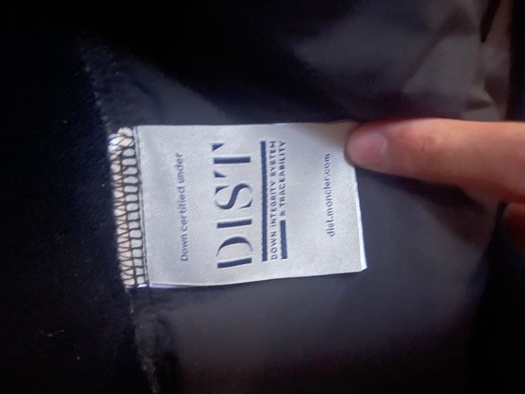 MONCLER ニット ダウン ブラック