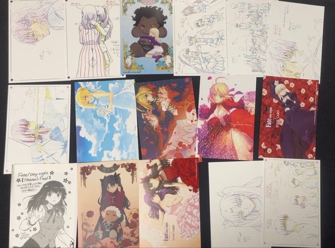Fate DINING 缶バッジ　ポストカード等　遠坂凛　間桐桜　セイバー　多数