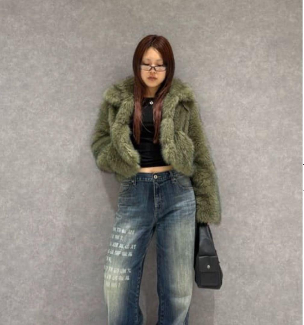 POCKET POINT FAUX FUR コート