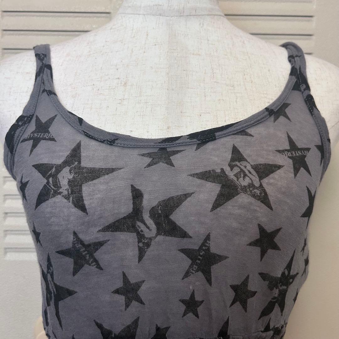 ヒステリック　スカル　y2k ヴィンテージ　透け　レア