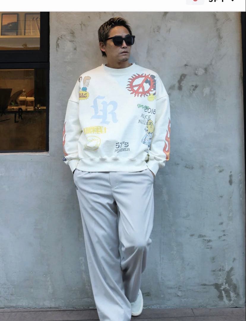 リベイロ　グラフィティースウェットトレーナー