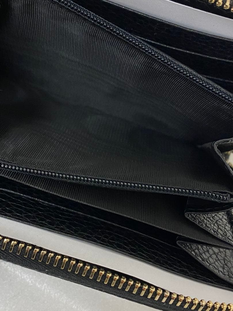 3-2895 GUCCI グッチ ラウンドジップ 長財布