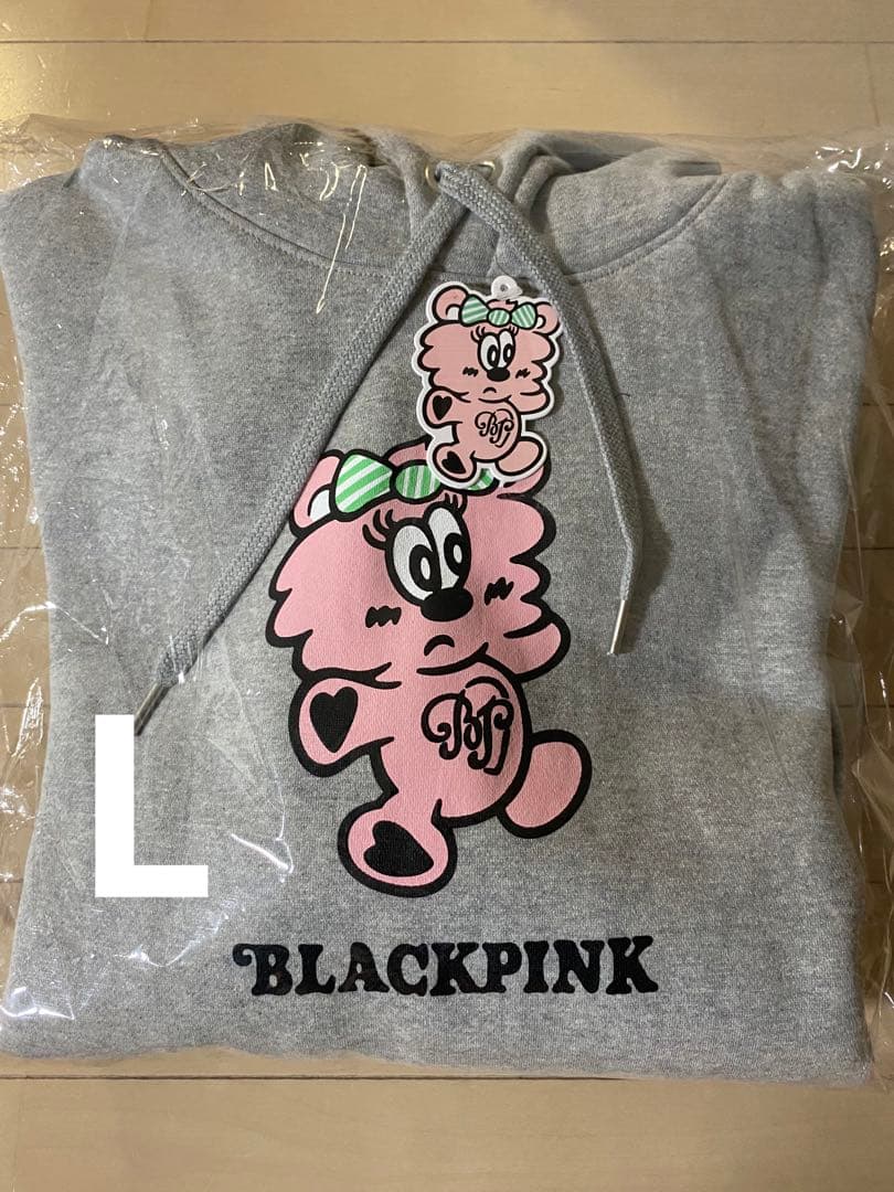 VERDY×BLACKPINK PLUSH HOODIE L パーカー