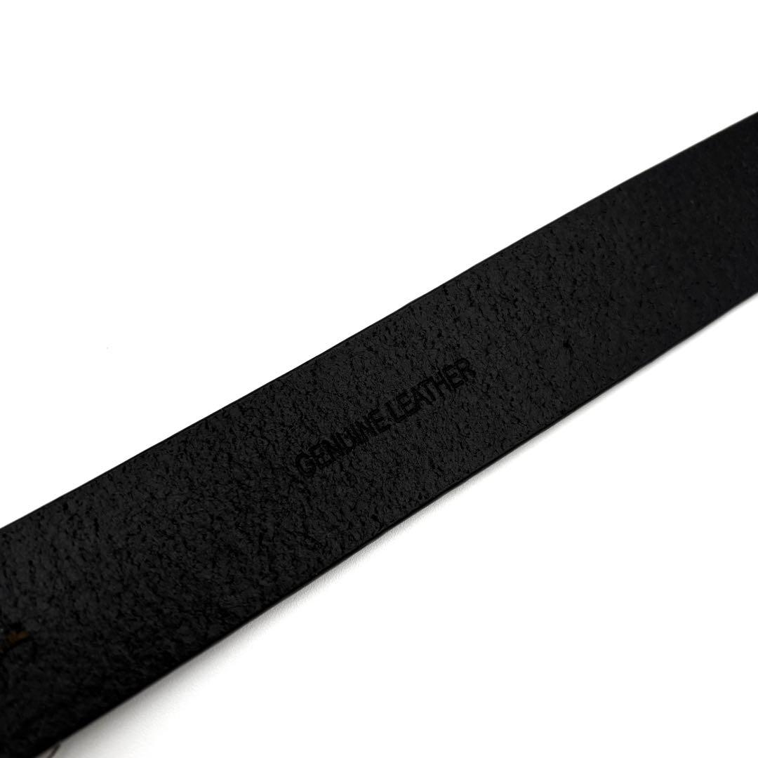 未使用に近い ヴィヴィアン ベルト オーブ 金具 レザー ユニセックス ブラック