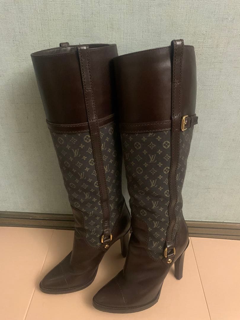 Louis Vuitton ルイヴィトン　ロングブーツ ブラウン
