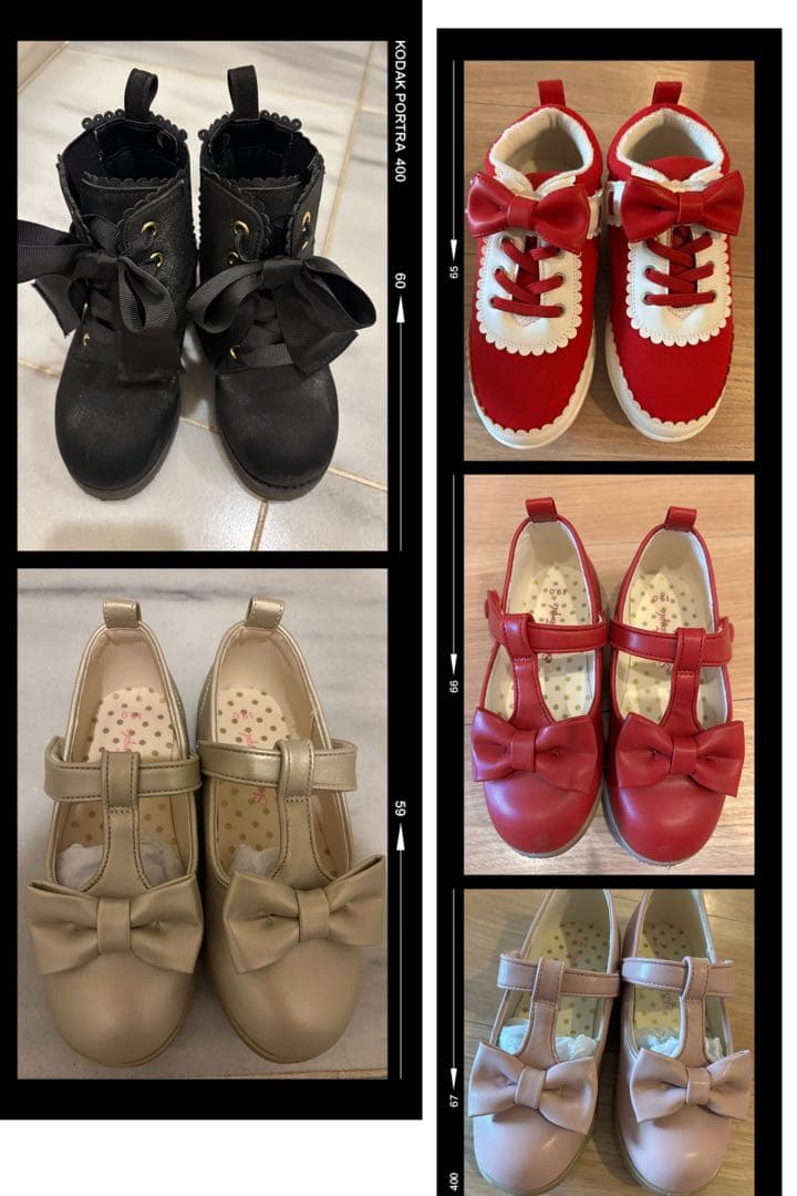 シャリーテンプール　19cm 5点セット　シューズ