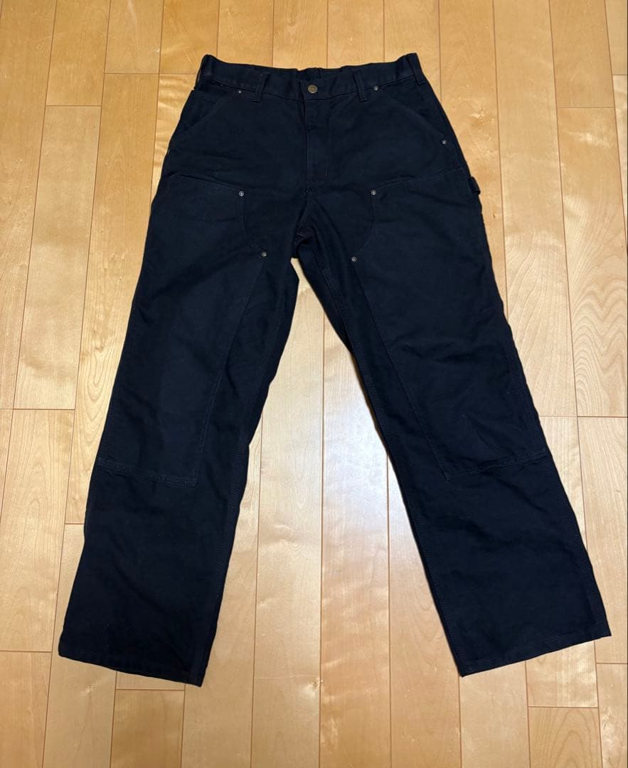 美品 B136 アメリカ製 carhartt ダブルニーペインターパンツ