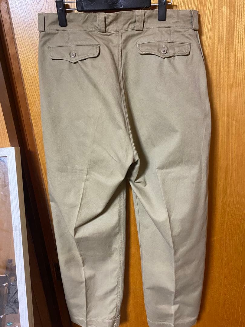 フランス軍　M-52 chino チノパンツ　デッドストック
