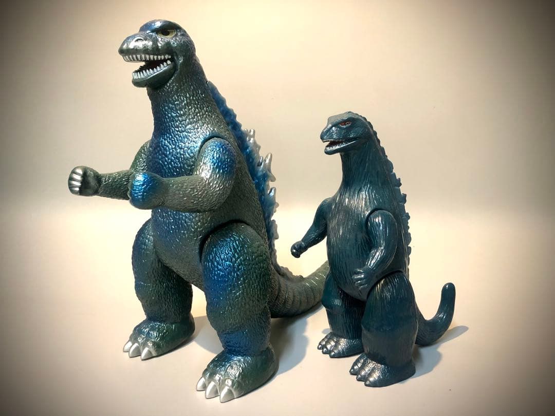 世紀の大怪獣 マルサン ゴジラ クラシック 450 ゴジラブルー ソフビ