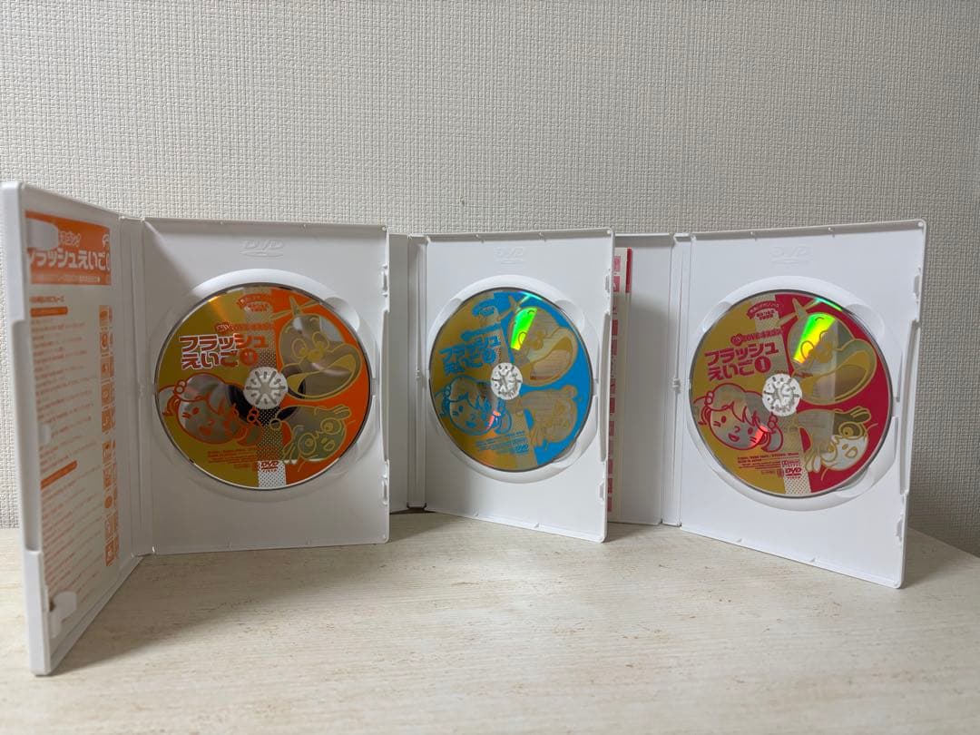 あいloveキスゴン　フラッシュえいご・えいごフォニックス DVDセット　9枚