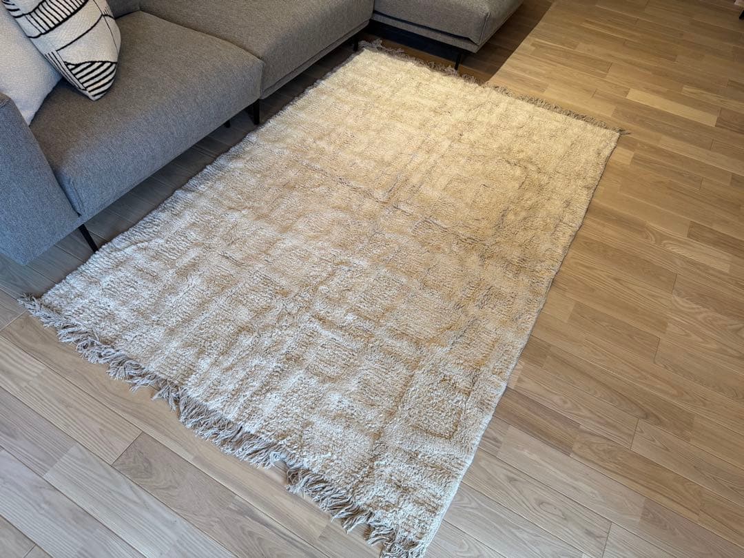KANADEMONO ラグ Gridlines Blend Rug