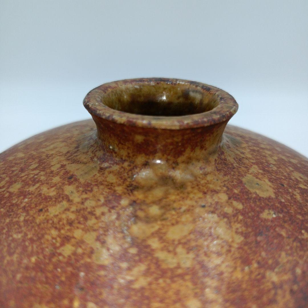 九谷焼 谷敷正人作 雅彩笹文 花瓶 九谷正人造