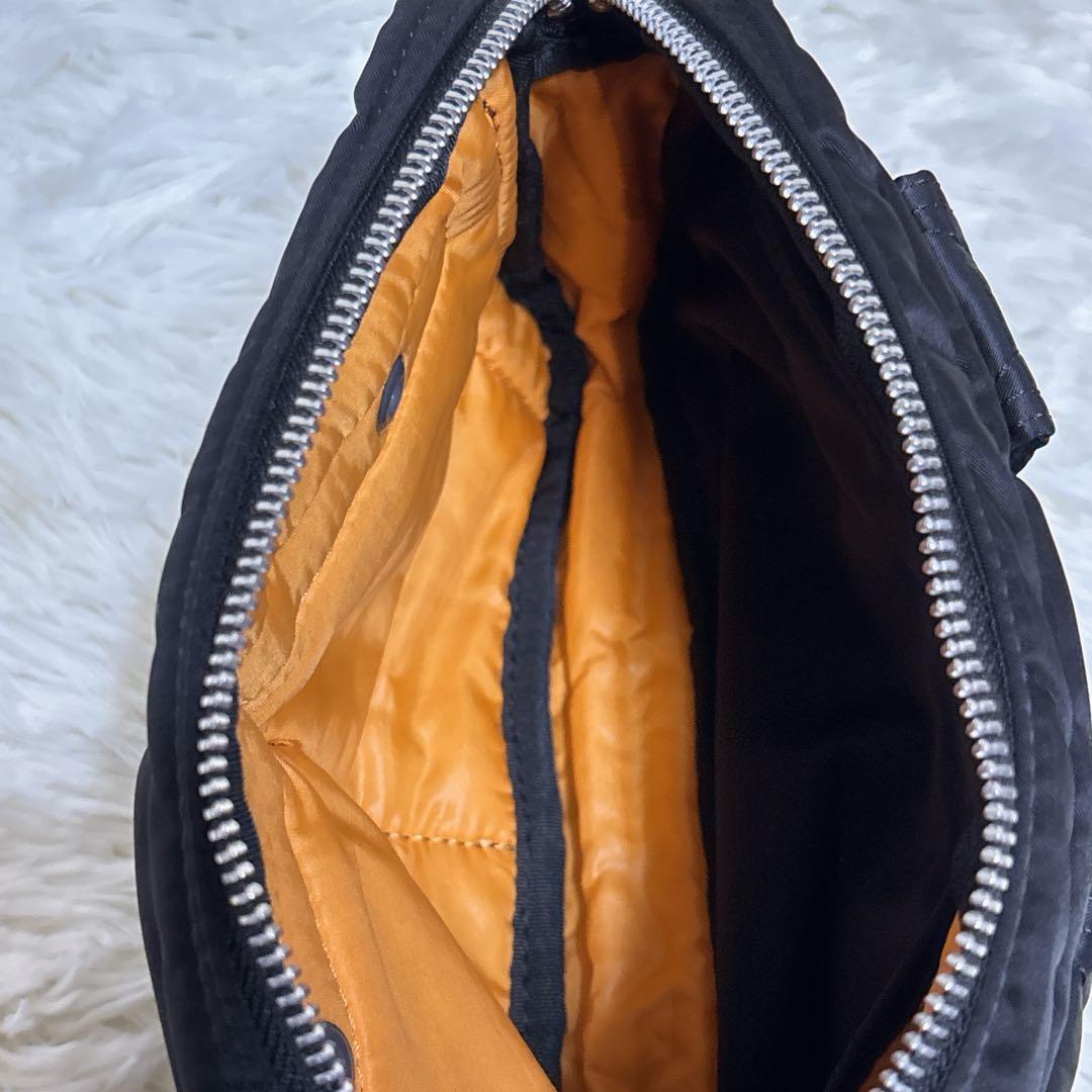 ポーター タンカー ショルダーバッグ コンパクト 黒 ナイロン 日本製