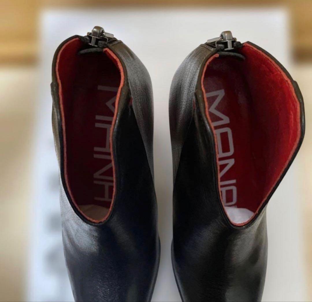 MANAチャンキー・ブーツ BL/C 37size 23.5㌢新品未使用