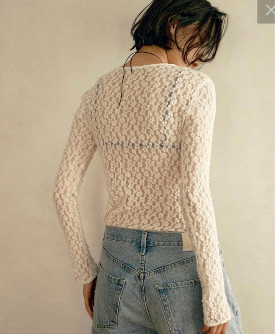 【美品】ガリャルダガランテLa nature lingeレースカットソー