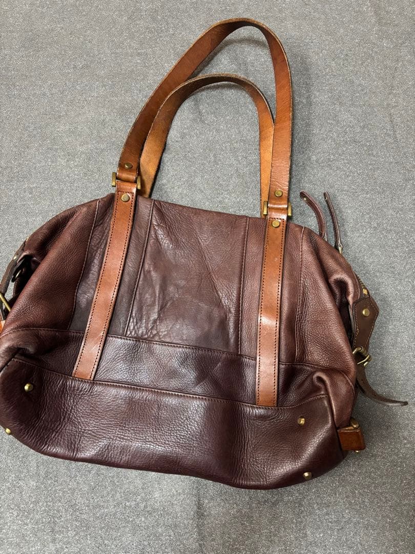 バッグ MASTER-PIECE leather mini boston bag