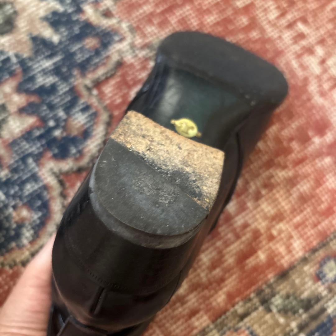 suzu様　レユッカス　ブラックレザーブーツ　24.5