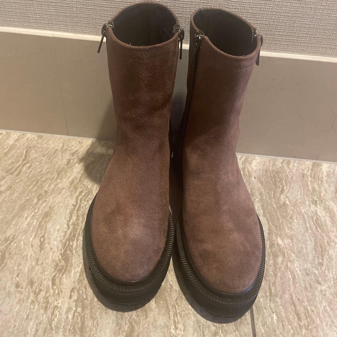 STURLINI ブラウン スエードブーツ