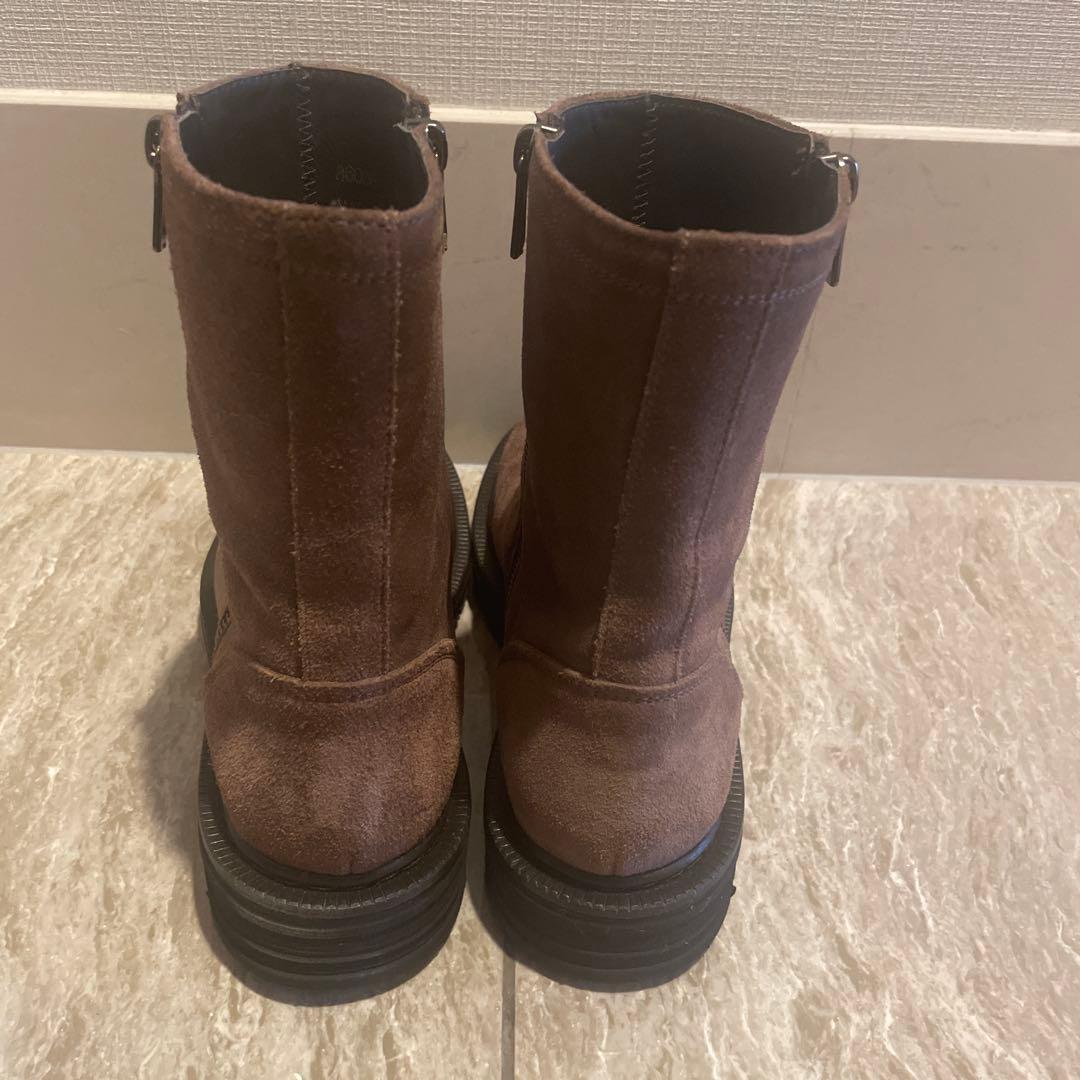 STURLINI ブラウン スエードブーツ