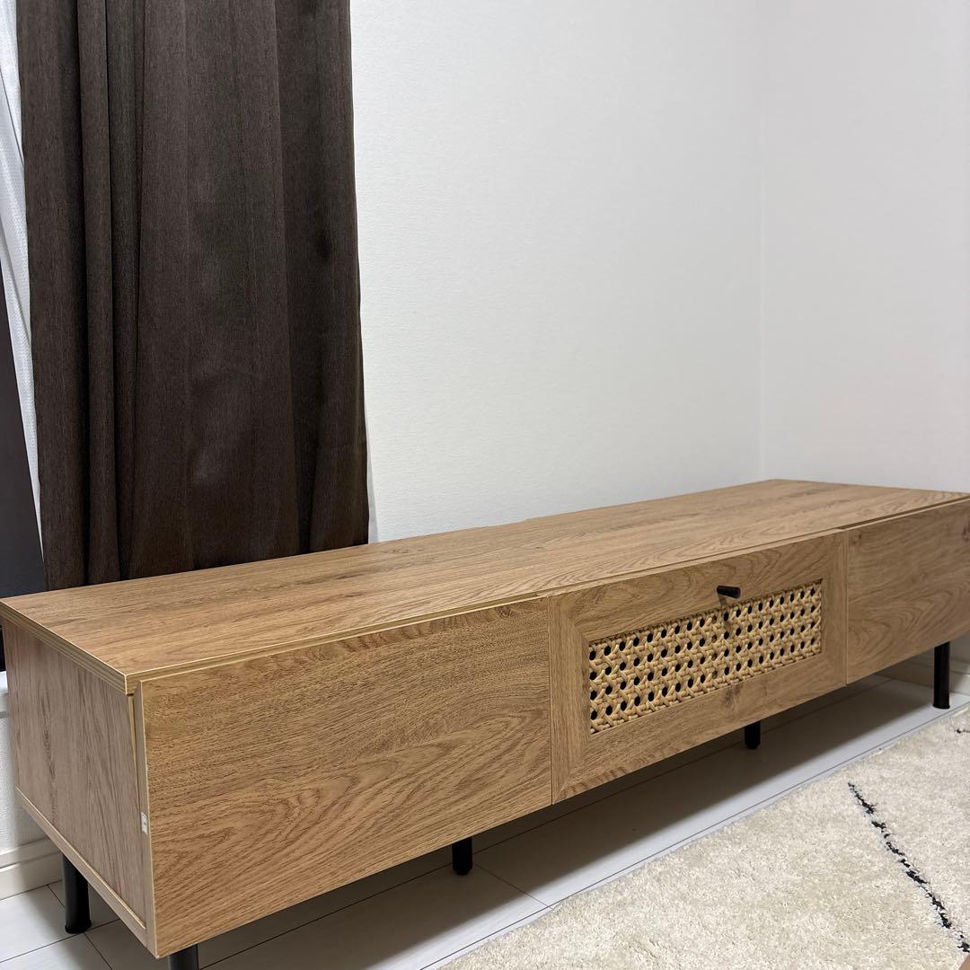 ロウヤ(LOWYA) テレビ台 幅140cm ラタン調