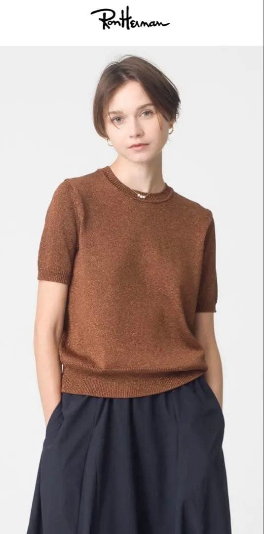 《ebure》未使用　ロンハーマン別注　ラメニット