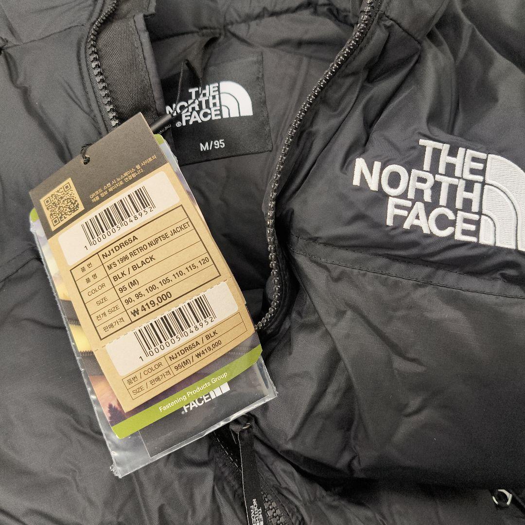 未使用 THE NORTH FACE ブラックダウンジャケット 海外製