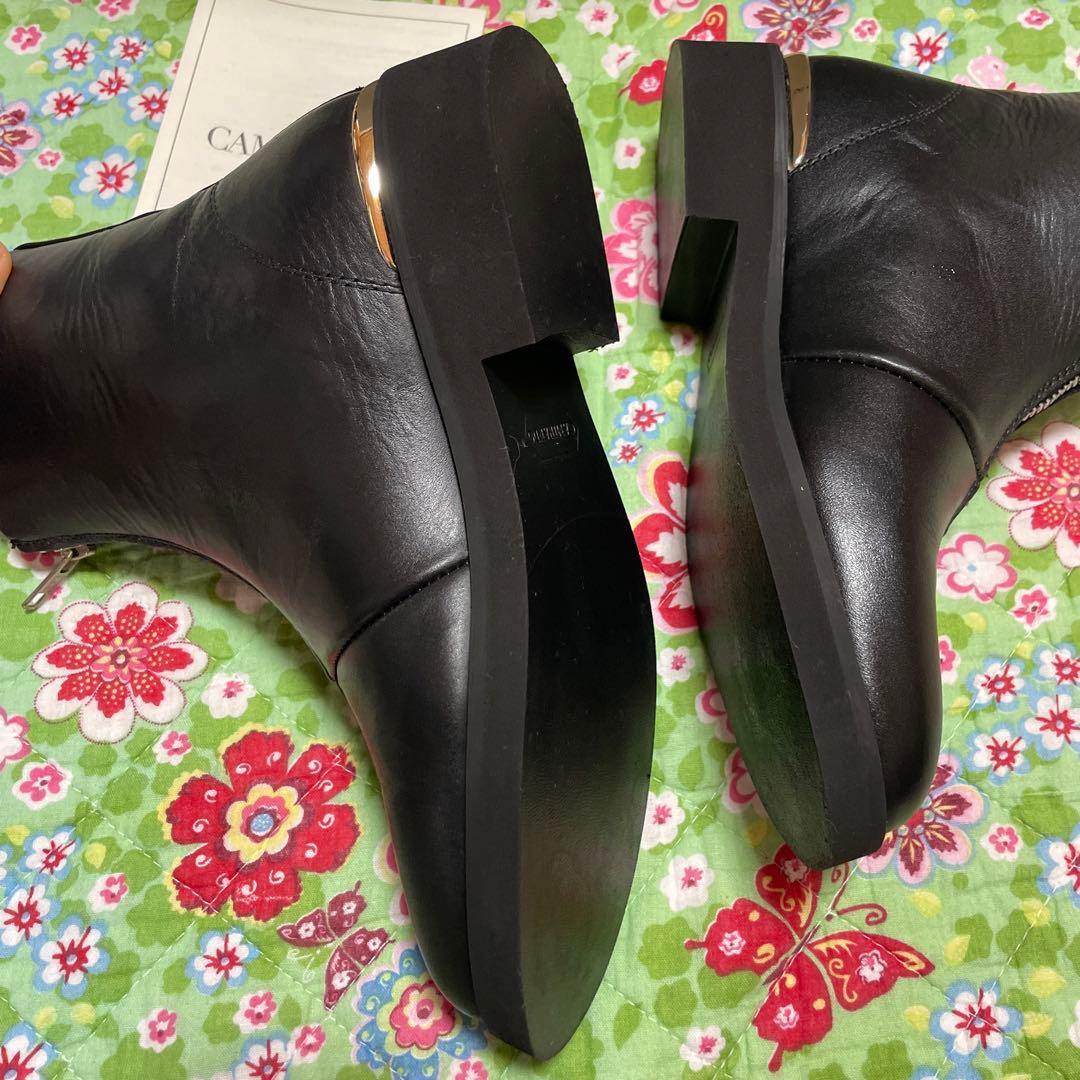 Caminando ブラックレザーブーツ