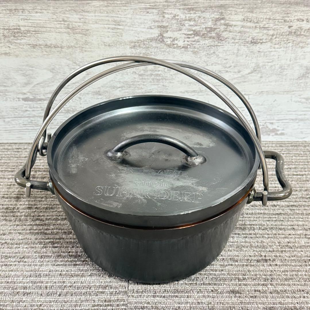 ユニフレーム ダッチオーブン 8インチ　ケース付き　付属品多数