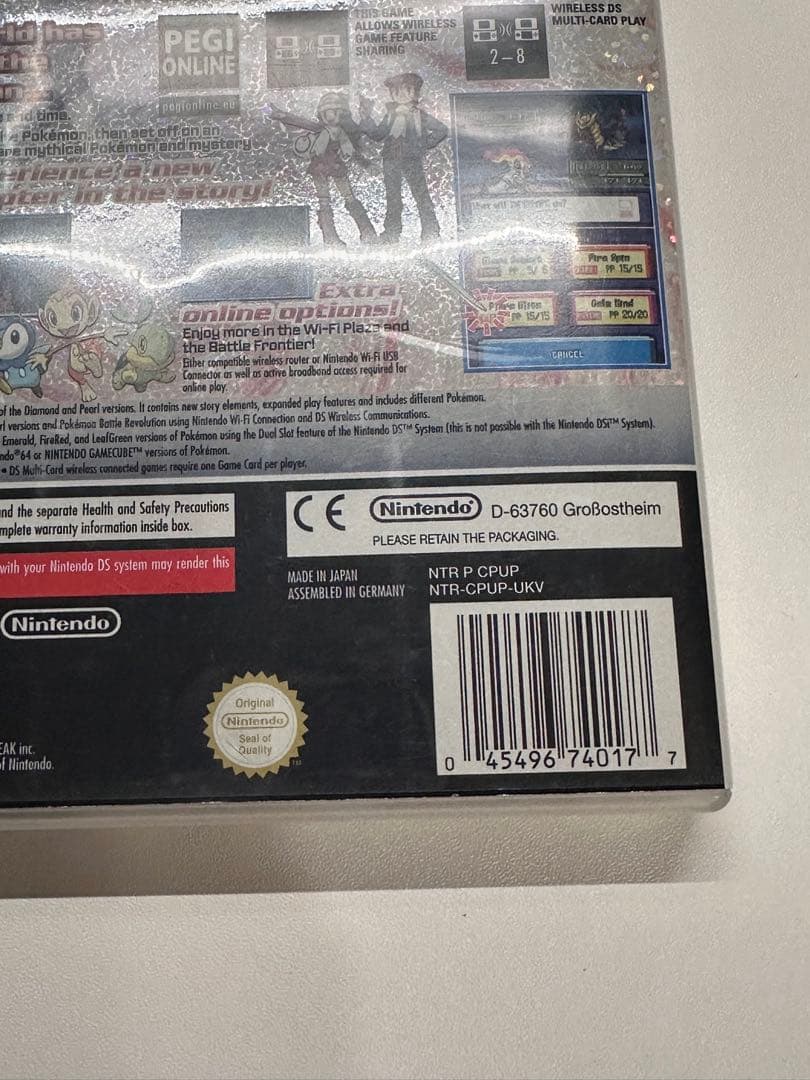 ポケット　モンスター　プラチナ　欧州版　正規品