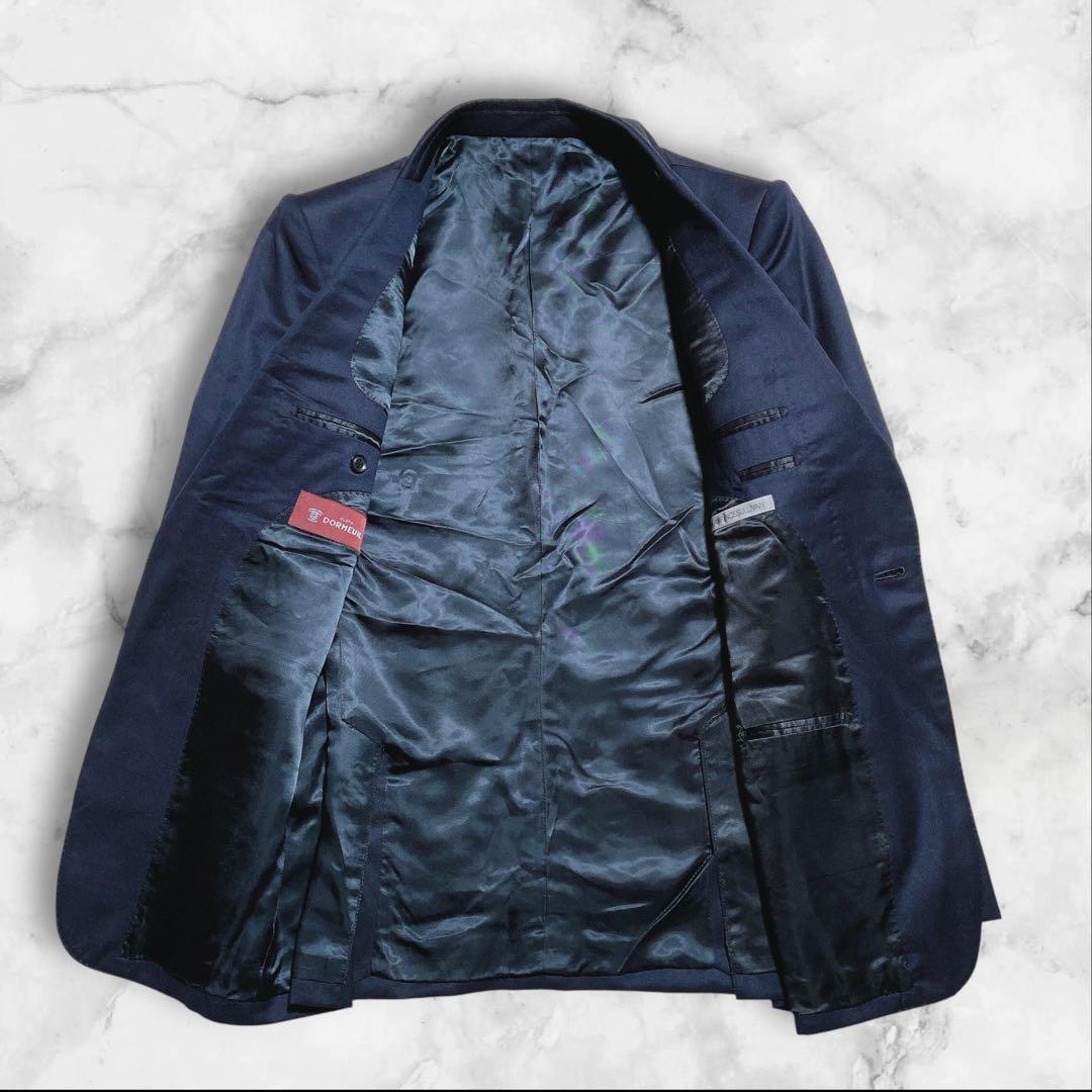 希少☆ジョンローレンスサリバン　セットアップ　ドーメル社　シルク混　カシミヤ混