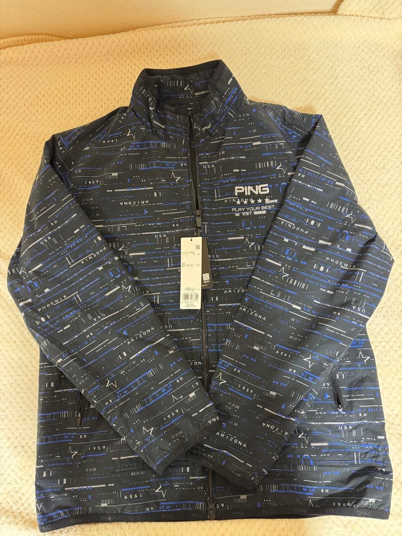 PING 幾何学模様ジャケット LLサイズ
